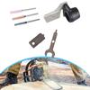 1Set 6.2 Cm Long Electric Grinding AccessoriesChainsaw Sharpening Attachment Kit: Metal Accessories For Outdoor Gardening