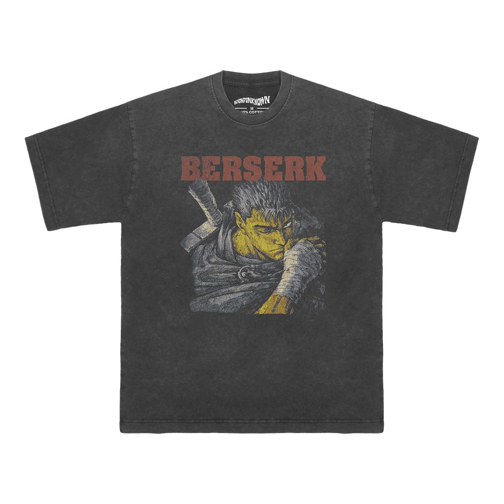 Berserk Retro Anime T Shirt Graphic Print TShirt Mens Harajuku Cotton Oversized Casual Short Sleeves YK Streetwear Tee