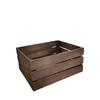 Distressed Wooden Rectangular Basket for Fruit & Vegetable Display