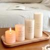 Scentless Smokeless Cylinder Candles for Weddings, Birthdays, Romantic Decor, Hotel, Church, or Dining.