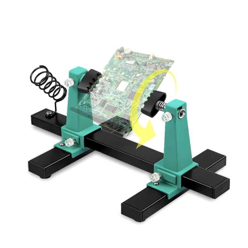 Multifunctional Welding Jig Tool Adjustable Fixing Fixture With Cable Clamp Slip Resistant Base For Electronics Assembly