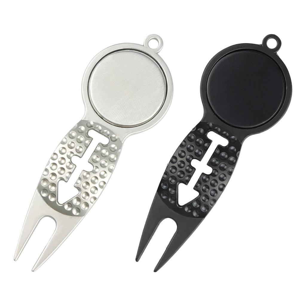 Golf Divot Repair Tool Golf Tool Golf Gift for Men Women Sturdy Lightweight Golf Training Aid Metal Golf Green Tool Green Fork
