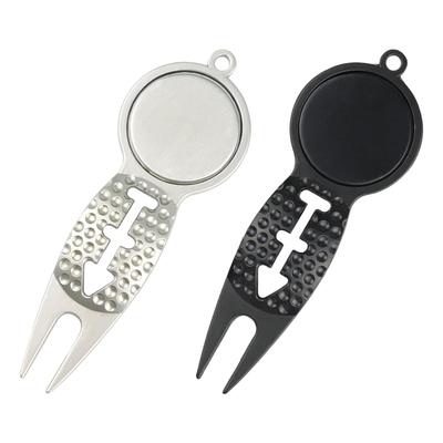 Golf Divot Repair Tool Golf Tool Golf Gift for Men Women Sturdy Lightweight Golf Training Aid Metal Golf Green Tool Green Fork