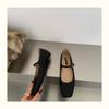 Fashion Retro Square Toe Shallow Mouth Silver Flat Shoes for Women 2025 New Spring Autumn Flat Mary Jane Shoes Ladies Plus Size 42 43 44