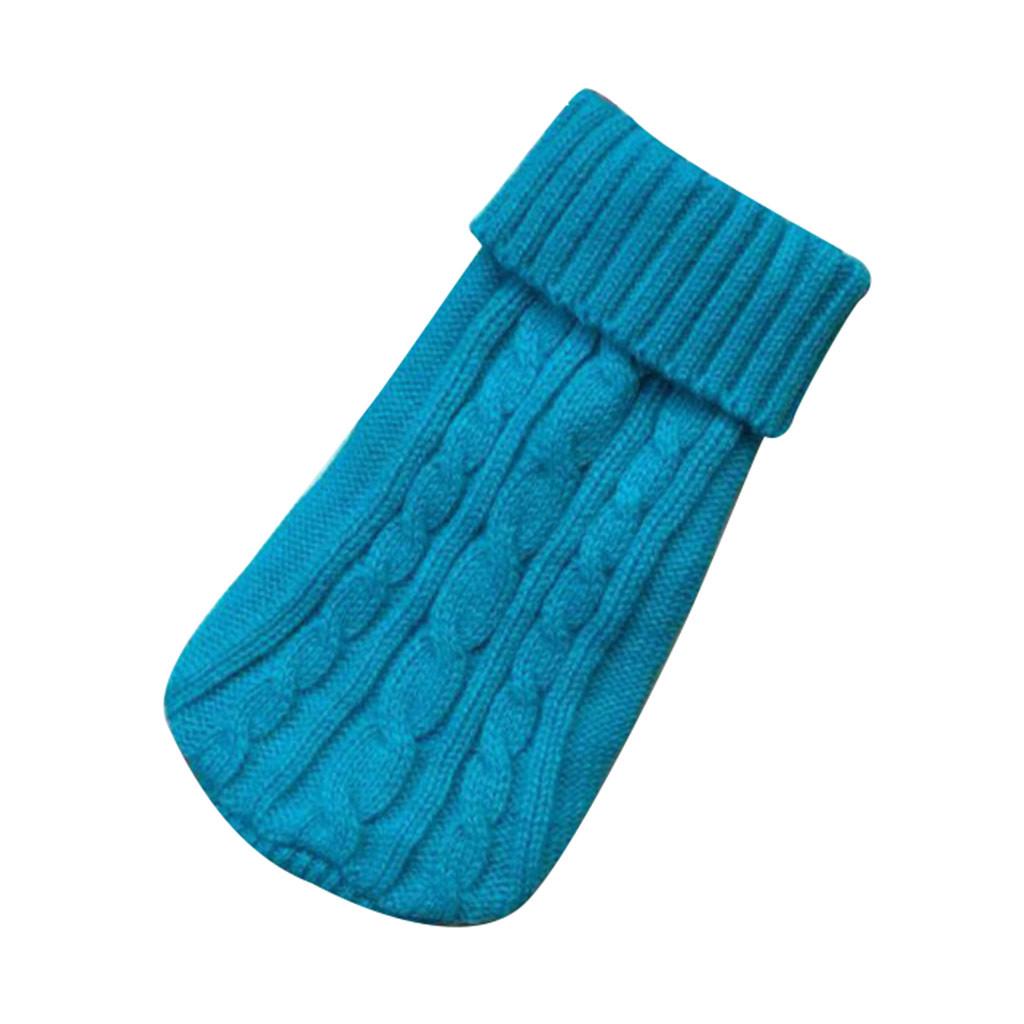 Premium Pet Dog Sweater, Cozy Knitwear for Small to Medium Dogs, Warm and Stylish Winter Apparel, Navy Blue