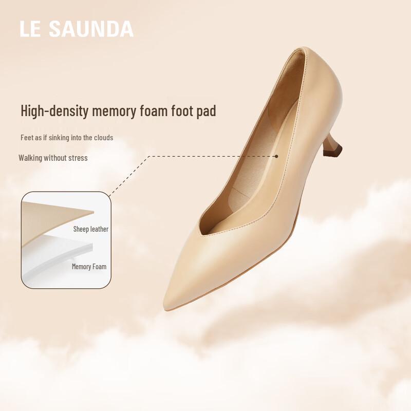 LAURASTAN Women's Elegant Pointed Toe Stiletto Heels