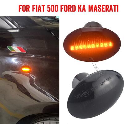 Abarth 500 595 695 İçin FIAT 500 500C 500L İçin Dinamik LED Flaşörlü Sinyal Lambası Yan İşaret Lambası