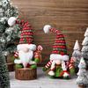 Festives Plush Santa Gnomes Doll Ornament with Sacks Bag Design Stuffing Swedish Tomtes Figurine Home Office Table Decors