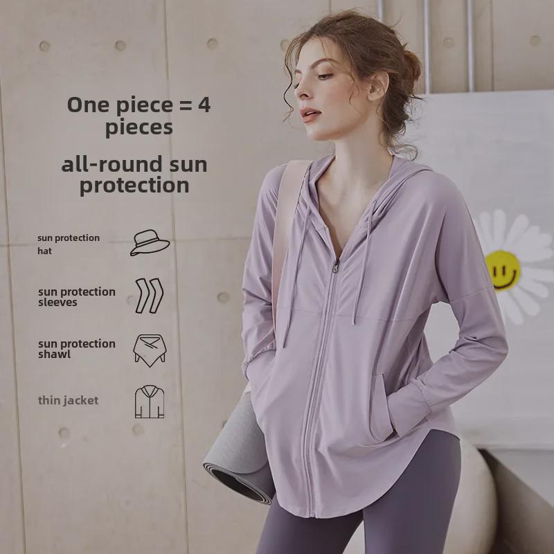 Women's Quick-Dry Long Sleeve Sports Jacket - Spring/Autumn Yoga & Running Cardigan 2023
