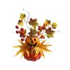 Happy Halloween Day Maple Leaf Ornaments Home Decoration Thanksgiving Day Bonsai  Home