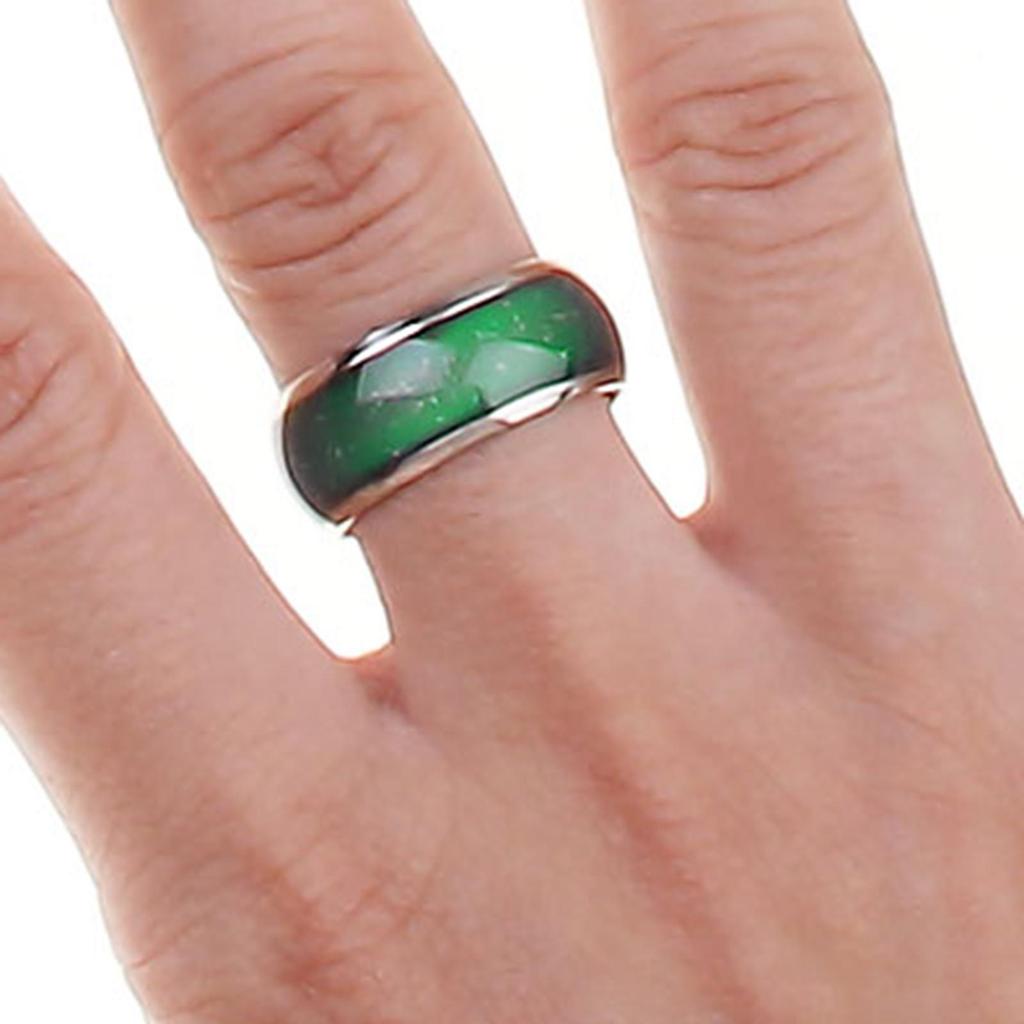 Kids Children Emotion Feeling Mood Body Temperature Color Changeable Funny Magic Ring Gift US Size