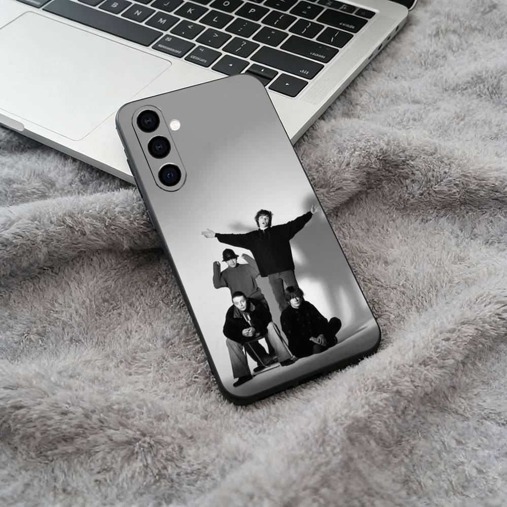 

T-The -Stone-R- Roses Black Soft Silicone Phone Case for Samsung Galaxy A73, A71, A72, A70, A53, A52, A51 Samsung a12