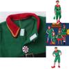 Festive Green Elf Santa Claus Costume For Adults And Kids Perfect For Family Christmas Celebrations