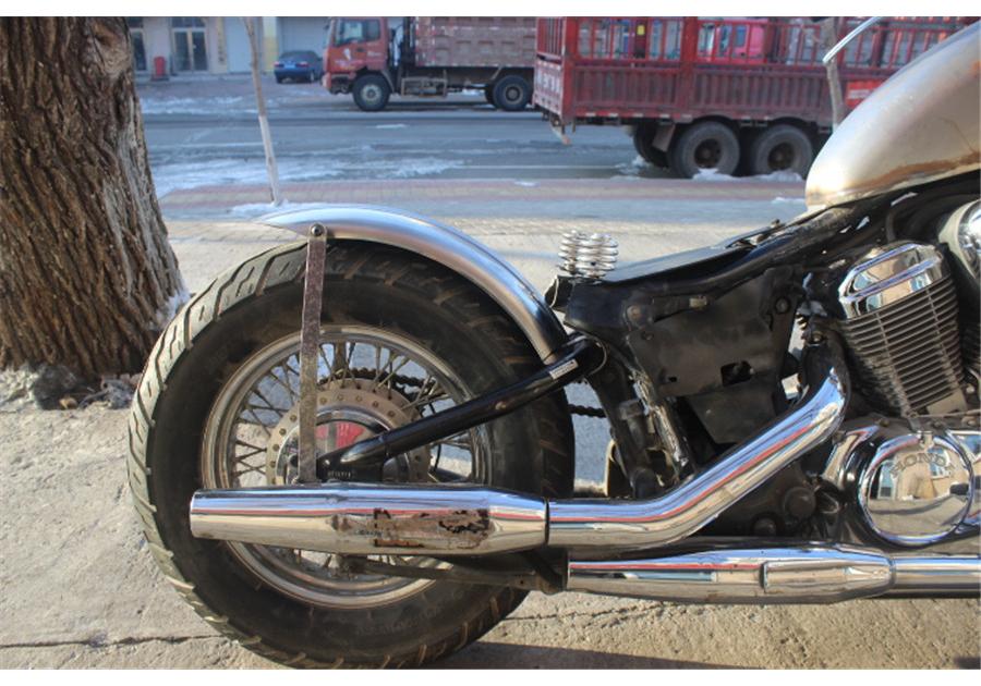 1pcs Motorcycle Rear Mudguard For Honda Shadow VLX STEED 400 600