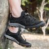 Men's Summer Breathable Odor-Resistant Mesh Leather Non-Slip Hiking & Outdoor Sports Shoes