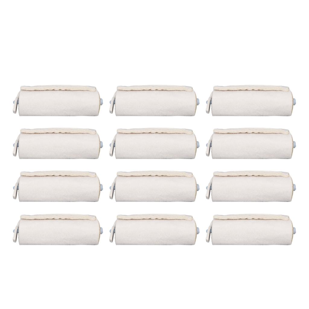 12pcs Hair Heat Insulation Cotton Soft Breathable Portable Hair Heat Foam Pad for Salon Home