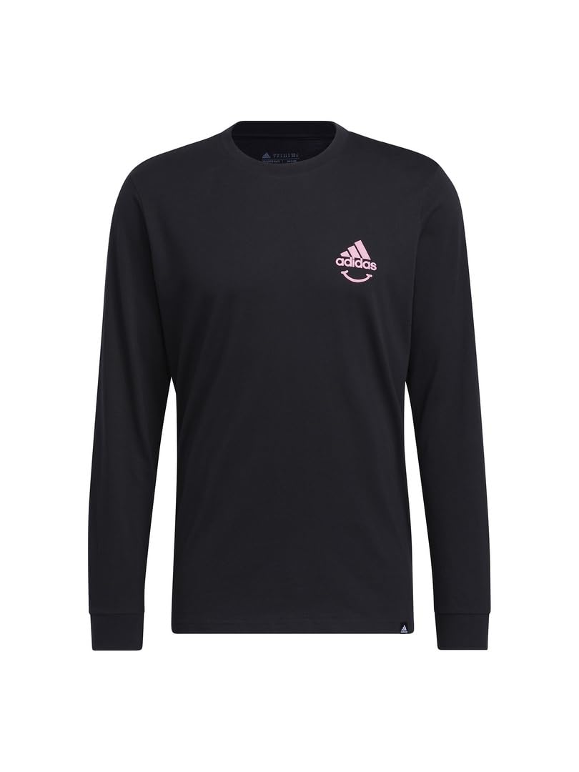 

Adidas Long Sleeve Change Through Sports Graphic ECU43 Black L T-Shirt Men s (HT0989)