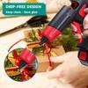 Rechargeable Cordless Hot Melt Glue Gun Li-ion Battery For 11mm Glue Stick Home DIY Repair Tool For Battery 1000W