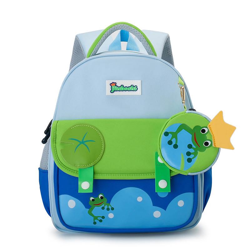 Cute Kindergarten Backpack For Boys And Girls Breathable Double Shoulder Bag