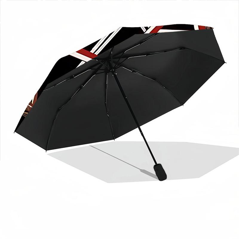 1PC Slayer Music Automatic Umbrella 8 Ribs Portable Folding Black Iron Frame for Outdoor, Beach, Travel 0905208