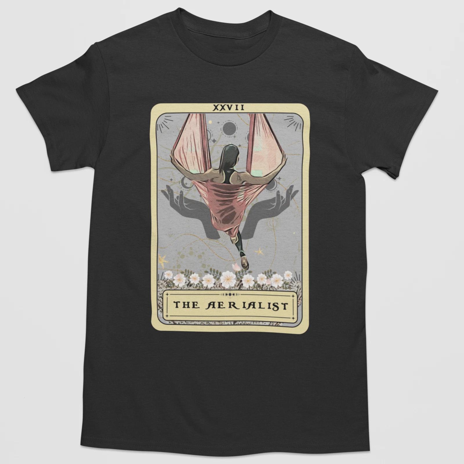 The Aerialist Tarot Card Aerial Dancer T-shirt 4XL