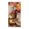 Abstract Grey Yellow Cloud Home Decor Art Oil Painting Posters Prints Wall Art Canvas Pictures for Living Room