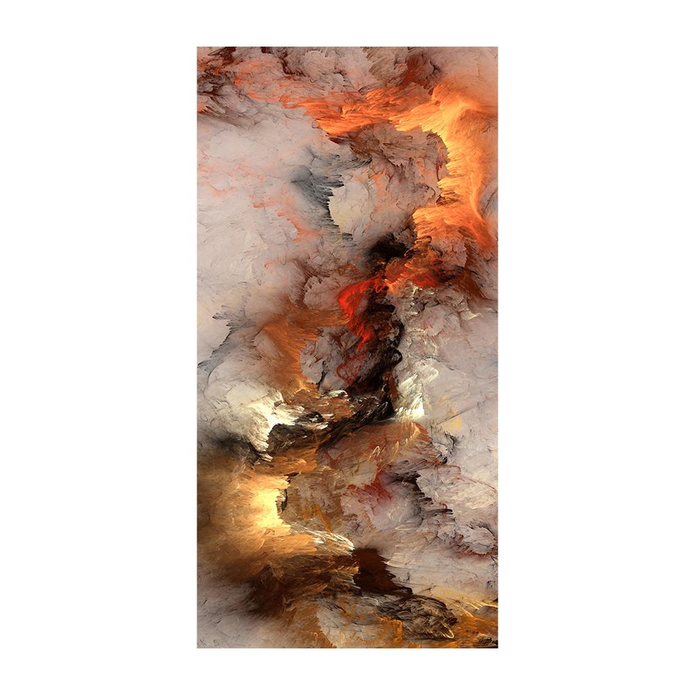 

Серо-желтые облака Домашний декор Современное абстрактное искусство Картина маслом Постеры Печать Настенное искусство Холст Картины для гостиной 50x100cm