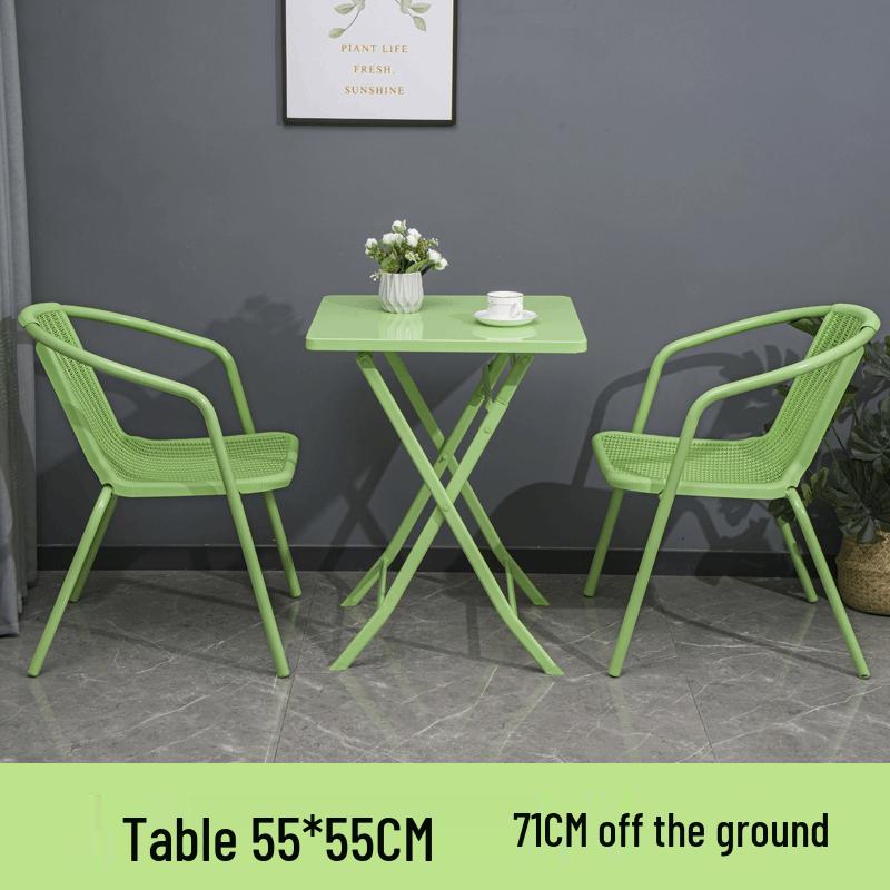 European Style Outdoor Cafe Milk Tea Table and Chair Set