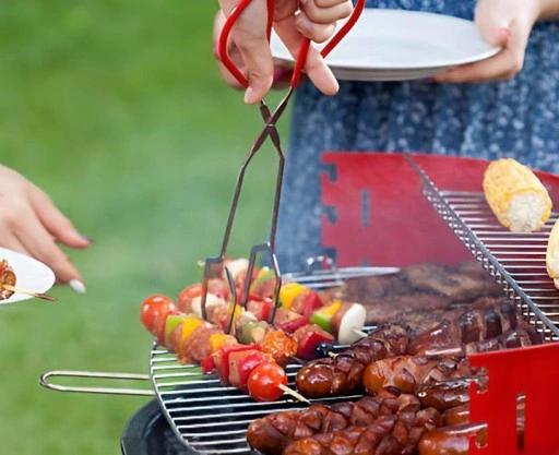 Grill Okrągły Węglowy Skręcany Ogrodowy Klasyczny