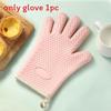 Guanti da forno in silicone con presa antiscivolo per la sicurezza in cucina, per cucinare e cuocere