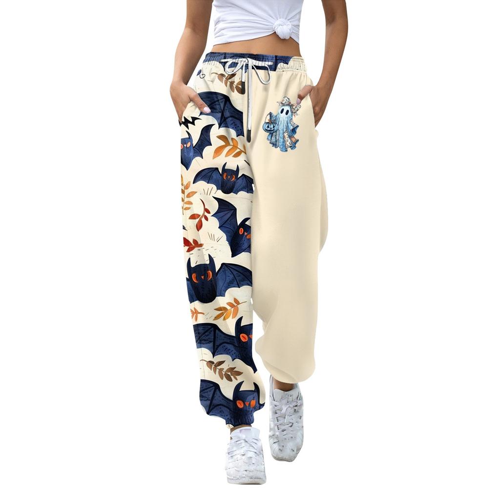 Women's Casual Fashion Sweatpants Halloween Printed Casual Pants