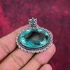 Aqua Apatite Pendant, 925 Solid Sterling Silver Pendant Handmade Gemstone Jewelry, Gifts For Wife Brand New Pendant