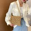 Women Summer Straw Messenger Bag Hollow Out Woven Fashion Shoulder Bag Beach Tassel Designer Crossbody Travel