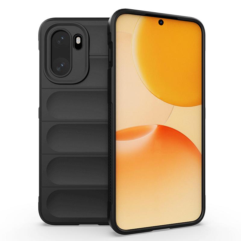 KEYSION Heavy Duty Shockproof Matte Phone Case for OnePlus 15R Anti-skid Soft Silicone Phone Back Cover for OnePlus 1+Ace 6 6T