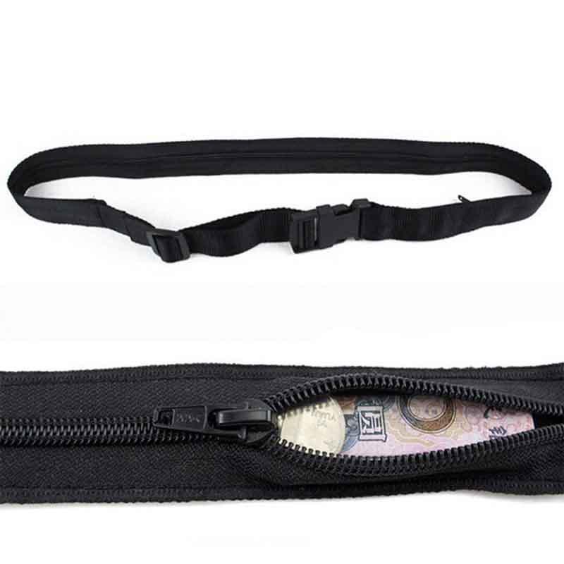 Premium Quality Hidden Secret Security Wallet Passport Money Waist Belt Travel Bag