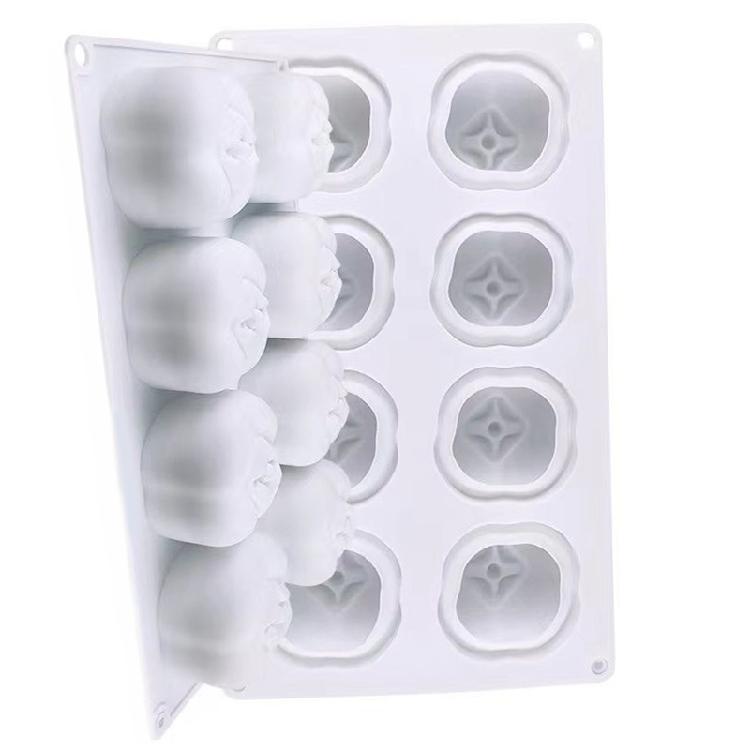 Silicone Mold 3D Persimmon Household Press Baking Utensil Bakeware Decoration