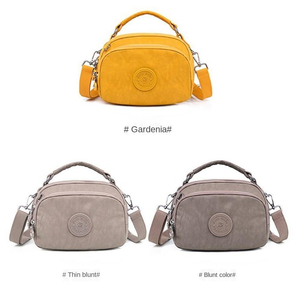 Large Capacity Middle Aged Mom Bag Nylon Small Square Bag Light Weight Ladies Messenger Bag Female