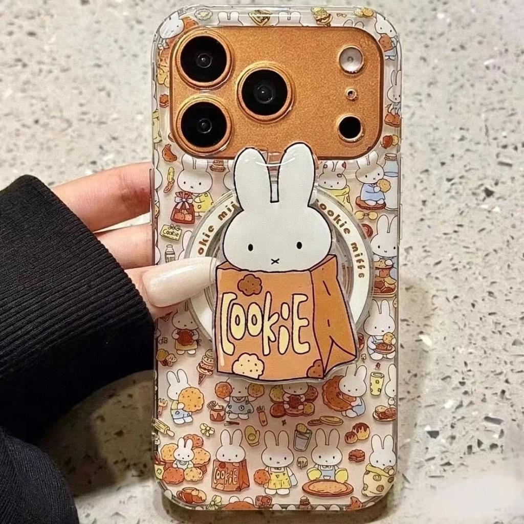 Miffy applies to Samsung s11fe mobile phone case s11ultra/s11plus double-layer magnetic attraction 1 Apple 11promax