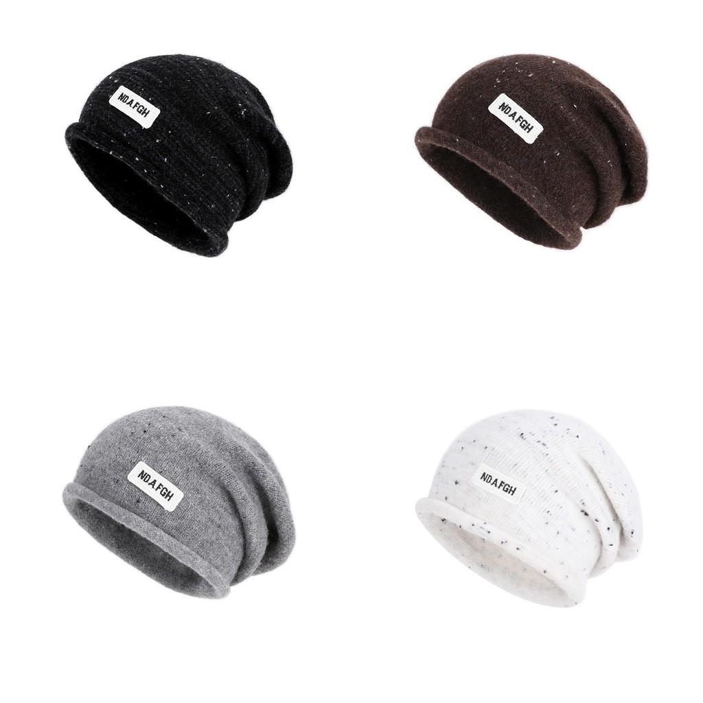 Fashion Letter Decoration Women Casual Knitted Hat For Autumn Winter And