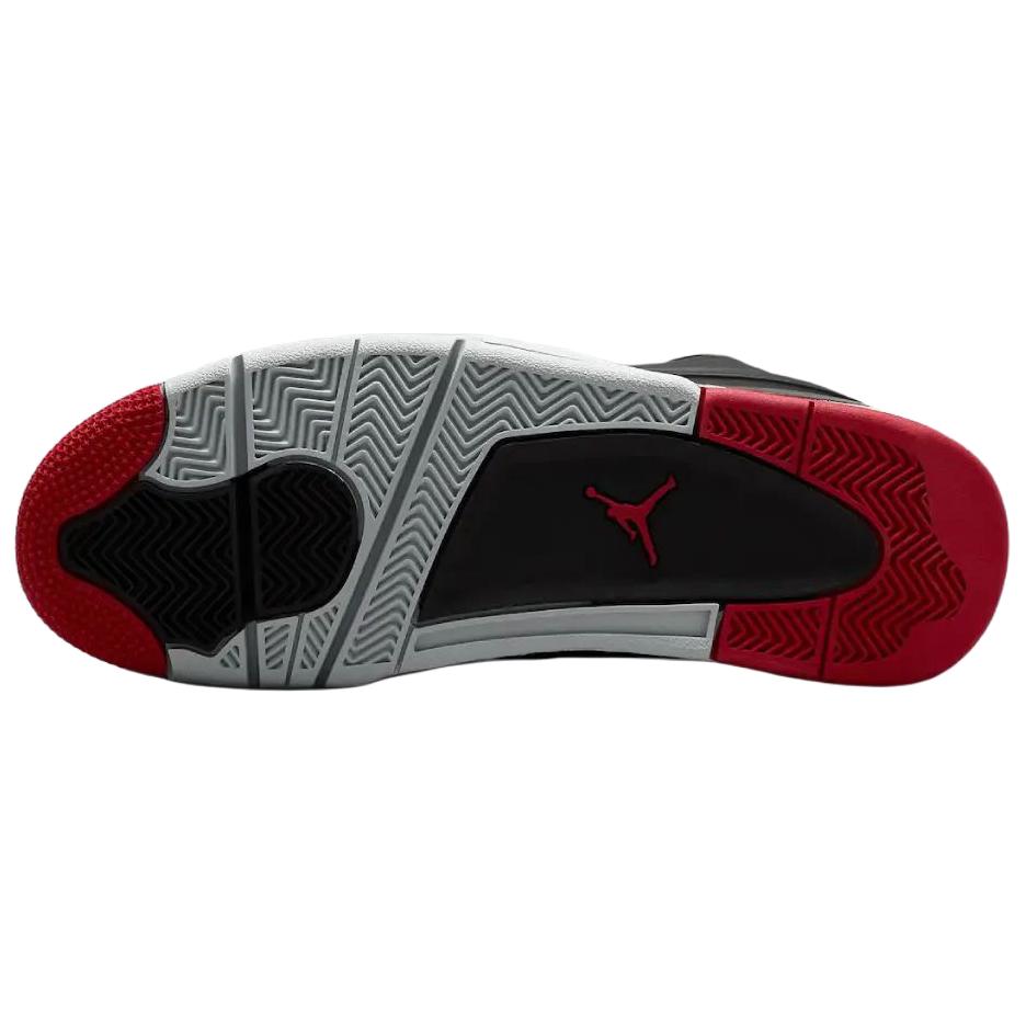 Air Jordan 4 RM Bred Unisex Sneakers Black Varsity-Red Wolf-Grey FQ7939-061