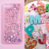 Uxcell Holographic Chunky Glitter 3.5g100g Purple Holographic Glitter Powder Mixed Chunky & Fine Flakes Sparkling Sequins for Nails, Hair, and Epoxy