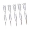 5PCS Small Screwdriver Assortment Point Tip Metal Handle Screwdriver Set for Electronic Repair