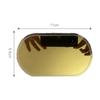 Stainless Steel Universal Car Sun Visor Mirror HD Clear Auto Makeup Vanity Mirror Durable for Women Drivers Daily Use