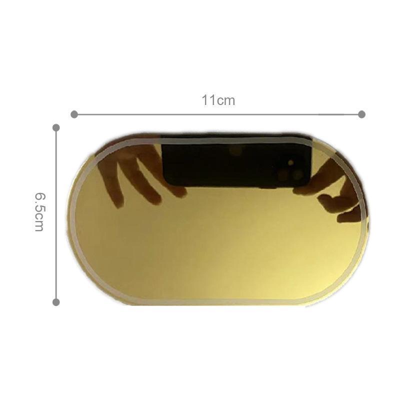 Stainless Steel Universal Car Sun Visor Mirror HD Clear Auto Makeup Vanity Mirror Durable for Women Drivers Daily Use