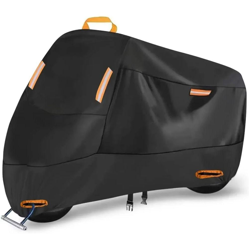 Waterproof Motorcycle Tarpaulin Thickened Scooter Cover Durable UV Protective Cover Outdoor