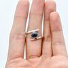 Black Spinel Ring: Handmade 925 Sterling Silver Jewelry