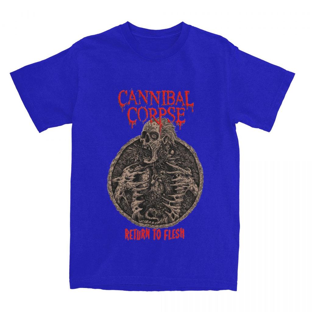 Men Women's Cannibal Corpse Return To Flesh T Shirt Apparel Death Metal Band Cotton T-shirt Clothes Vintage Tee Shirt Adult