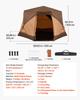 VEVOR Camping Tent, 6 Person Pop Up Instant Cabin Tent with Rainfly & Large Mesh Windows, 60 Seconds Easy Setup