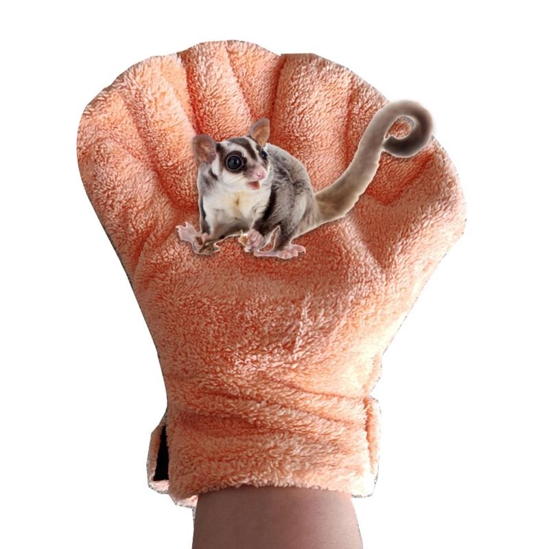 Sugar Glider Bonding Mitt Small Animal Handling Glove Rat Accessories Hedgehog Supplies Sleeping Pad 20x25cm/7.87"x9.84"
