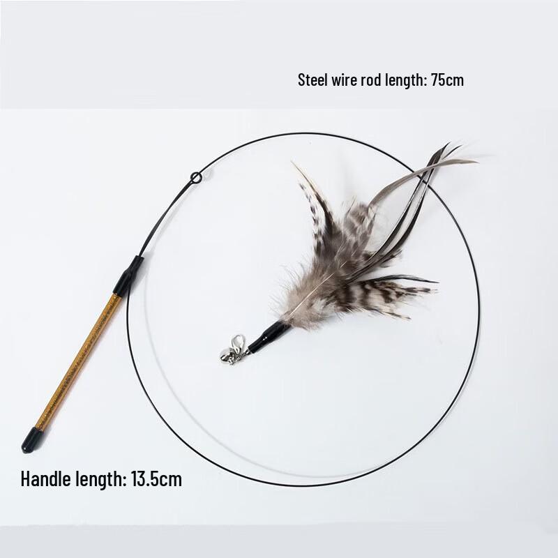 Feather Teaser Cat Wand Set